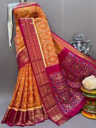 PSNTKBIP5Y04DSCD05- Kanchi border Ikat silk saree