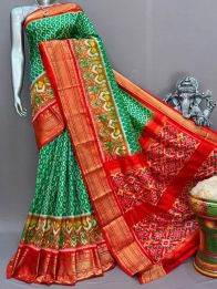 PSNTKBIP5Y04DSCD07- Kanchi border Ikat silk saree