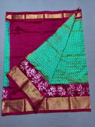 PSSIFSLG5Y03SZDC05- Free Size Ikat Silk Lehenga