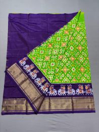 PSSIFSLG5Y03SZDC07- Free Size Ikat Silk Lehenga