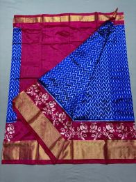 PSSIFSLG5Y03SZDC37- Free Size Ikat Silk Lehenga