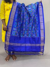 PSSIISDP5Y03ECDC01- Ikat Silk dupatta