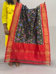 PSSIISDP5Y03ECDC03- Ikat Silk dupatta