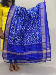 PSSIISDP5Y03ECDC04- Ikat Silk dupatta