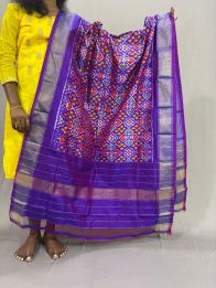 PSSIISDP5Y03ECDC47- Ikat Silk dupatta