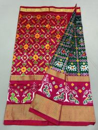 PUSNIDSS5A09NDCD10- Ikat silk saree