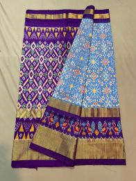 PUSNIDSS5A09NDCD15- Ikat silk saree