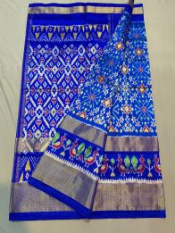 PUSNIDSS5A09NDCD16- Ikat silk saree