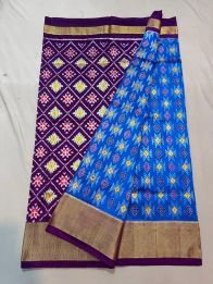 PUSNIDSS5A09NDCD28- Ikat silk saree