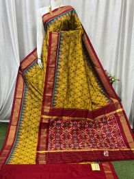 PASKIDSS5Y03BECD01- Ikat silk saree