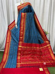 PASKIDSS5Y03BECD02- Ikat silk saree