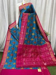 PASKIDSS5Y05BXCD07- Ikat silk saree