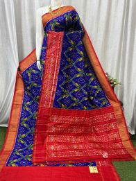 PASKIDSS5Y05BXCD08- Ikat silk saree
