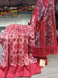 PGMRIDSS5Y02BXCC07- Ikat silk saree