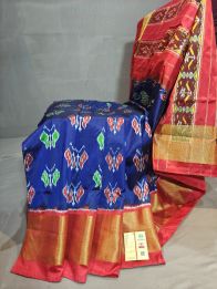 PGMRIDSS5Y06BBDC10- Ikat silk saree