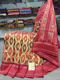 PGMRIDSS5Y06BICD14- Ikat silk saree
