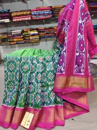 PGMRIDSS5Y06BICD15- Ikat silk saree