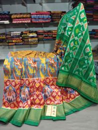 PGMRIDSS5Y06BICD17- Ikat silk saree