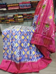 PGMRIDSS5Y06BICD19- Ikat silk saree