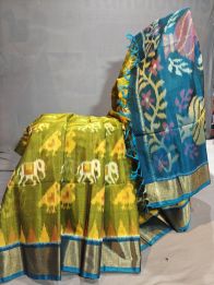 PGMRISCS5Y08EDDC06- Ikat Sico saree