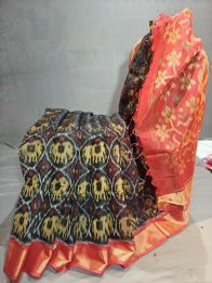 PGMRISCS5Y08EDDC20- Ikat Sico saree