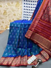 PRMHIDSS5Y06BSDC07- Ikat silk saree