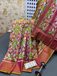 PRMHIDSS5Y06BSDC18- Ikat silk saree