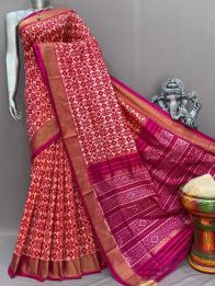 PSNTIDSS5A30BNCC20- Ikat silk saree