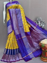 PSNTIDSS5A30BNCC34- Ikat silk saree