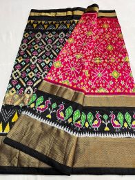 PSNTIDSS5Y03NDCD07- Ikat silk saree