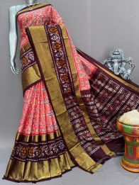 PSNTIDSS5Y03NDCD16- Ikat silk saree