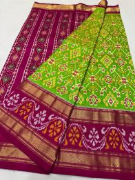 PSNTIDSS5Y03NDCD17- Ikat silk saree