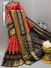 PSNTIDSS5Y03NDCD20- Ikat silk saree