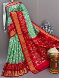 PSNTIDSS5Y03NDCD29- Ikat silk saree
