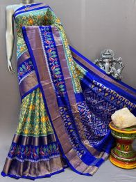 PSNTIDSS5Y03NDCD33- Ikat silk saree