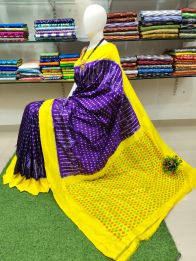 PSRHIDSS5Y05BZCD06- Ikat silk saree