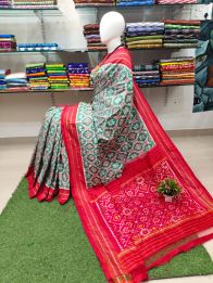 PSRHIDSS5Y06BCCD08- Ikat silk saree