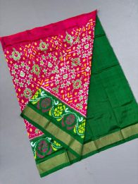 PSSIMSLG5Y06EEDC14- Medium Size Ikat Silk Lehenga