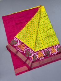 PSSIMSLG5Y06EEDC19- Medium Size Ikat Silk Lehenga