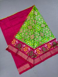 PSSIMSLG5Y06EEDC21- Medium Size Ikat Silk Lehenga