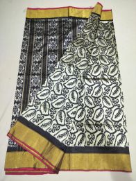 PUSNIDSS5Y06NCCD14- Ikat silk saree