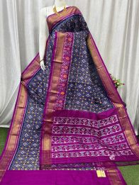 PASKIDSS5Y10NCDD09- Ikat silk saree