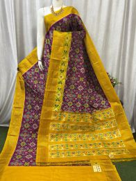 PASKIDSS5Y10NCDD20- Ikat silk saree