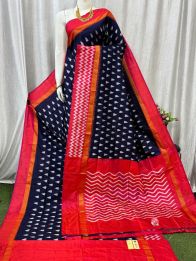 PASKILWS5Y10XEDC16- light weight Ikat silk saree