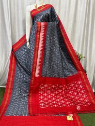 PASKILWS5Y10XEDC17- light weight Ikat silk saree