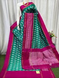 PASKILWS5Y10XEDC19- light weight Ikat silk saree