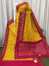 PASKILWS5Y10XEDC22- light weight Ikat silk saree