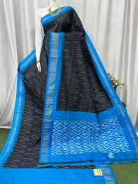 PASKILWS5Y10XEDC28- light weight Ikat silk saree