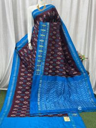 PASKILWS5Y10XEDC29- light weight Ikat silk saree