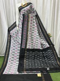 PASKILWS5Y10XEDC35- light weight Ikat silk saree